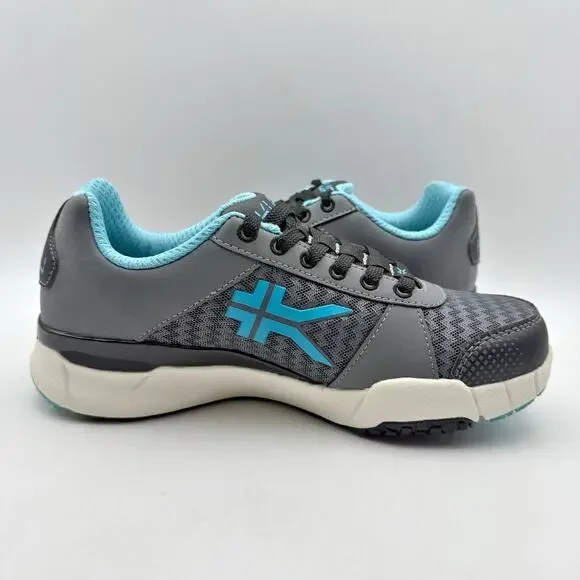 Kuru Womens Quantum Walking Sneakers US 5.5 WIDE White Blue Athletic NIB - Picture 4 of 12